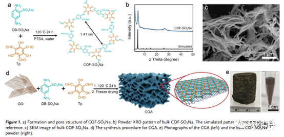 维也纳大学Angew. Chem. Int. Ed.：锚定在石墨烯上的超薄共价有机框架用于增强有机污染物的去除