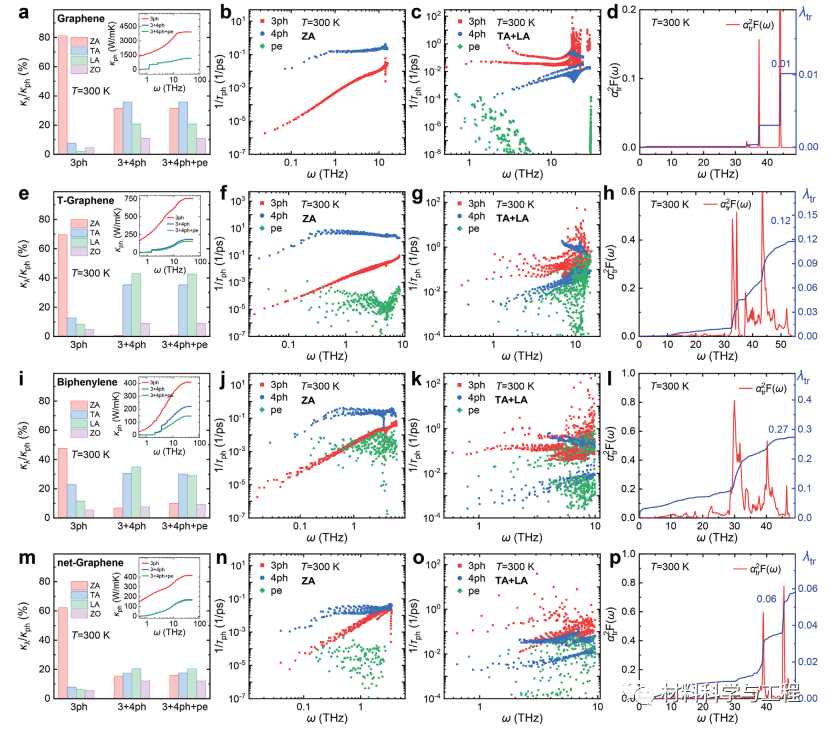 《AEM》：T-石墨烯、联苯和净石墨烯中的超高电子导热性