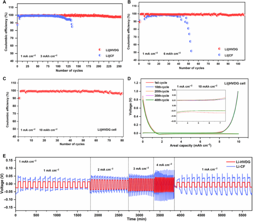 新南威尔士大学王大伟Science Advances：超支化跨尺度石墨烯阵列，实现耐久性高能锂金属电池！