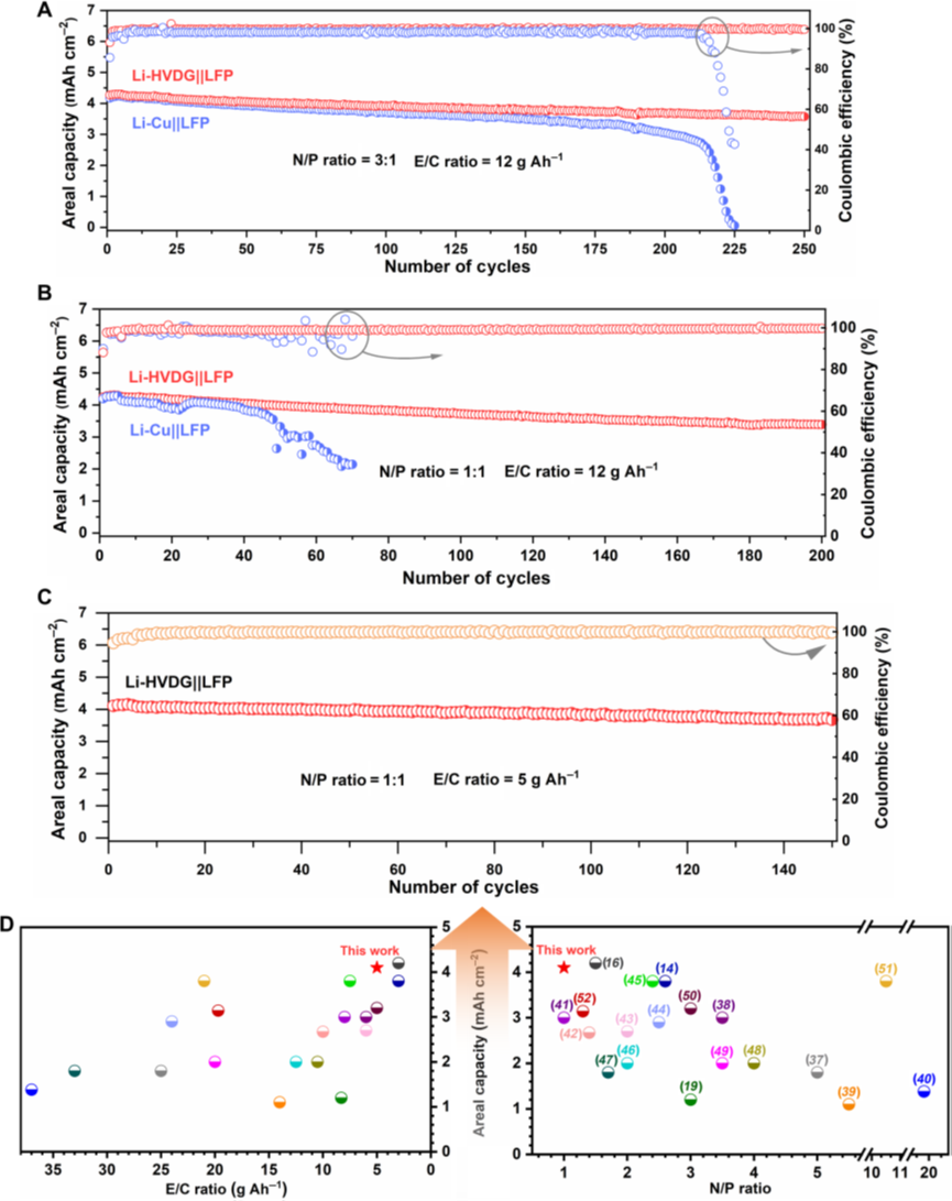 新南威尔士大学王大伟Science Advances：超支化跨尺度石墨烯阵列，实现耐久性高能锂金属电池！