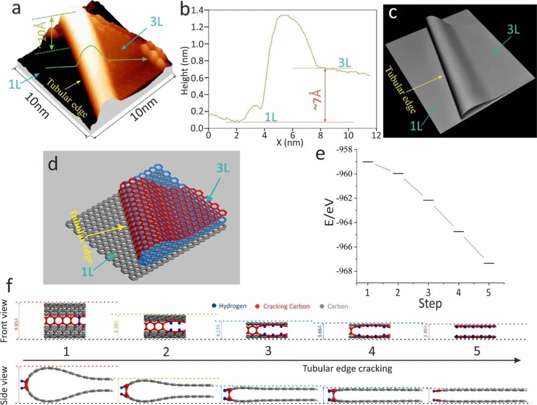 上海科技大学王竹君团队Nat. Mater.: 石墨烯螺旋的一维和二维顺序生长将手性转换为转角