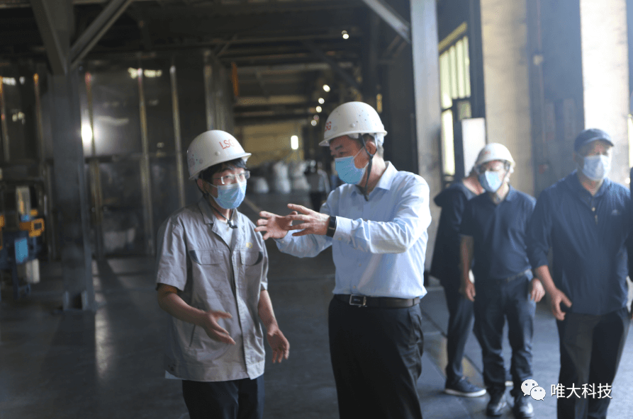 市委副书记、代市长孙成坤赴唯大开展调研