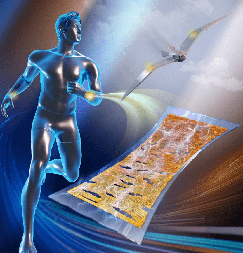 ACS AMI | 基于金/石墨烯多级裂纹薄膜的高性能应变传感器