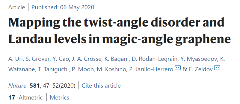 不是后浪是海啸：麻省理工95后曹原领衔，“魔角石墨烯”再度Nature两连发