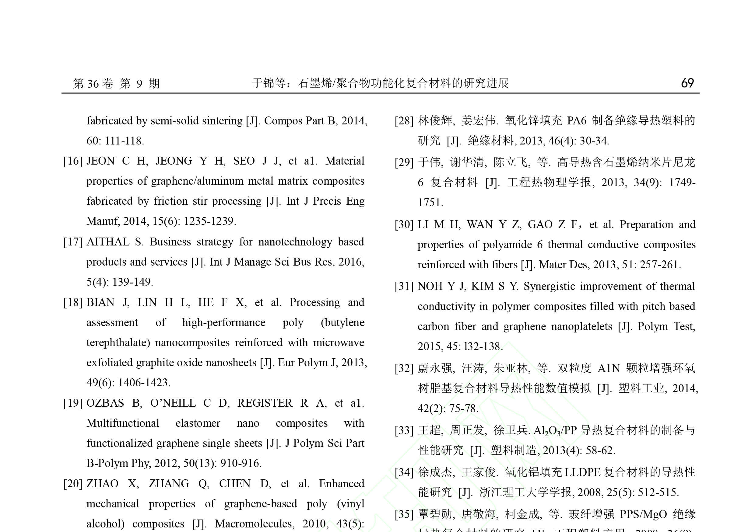 《电子元件与材料》刊发了青岛德通纳米技术有限公司员工撰写的《石墨烯/聚合物功能化复合材料的研究进展》一文