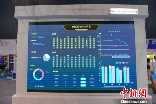 贵州蜂能科技发展有限公司自主研发的蜂能智能用电网络平台。　刘鹏 摄