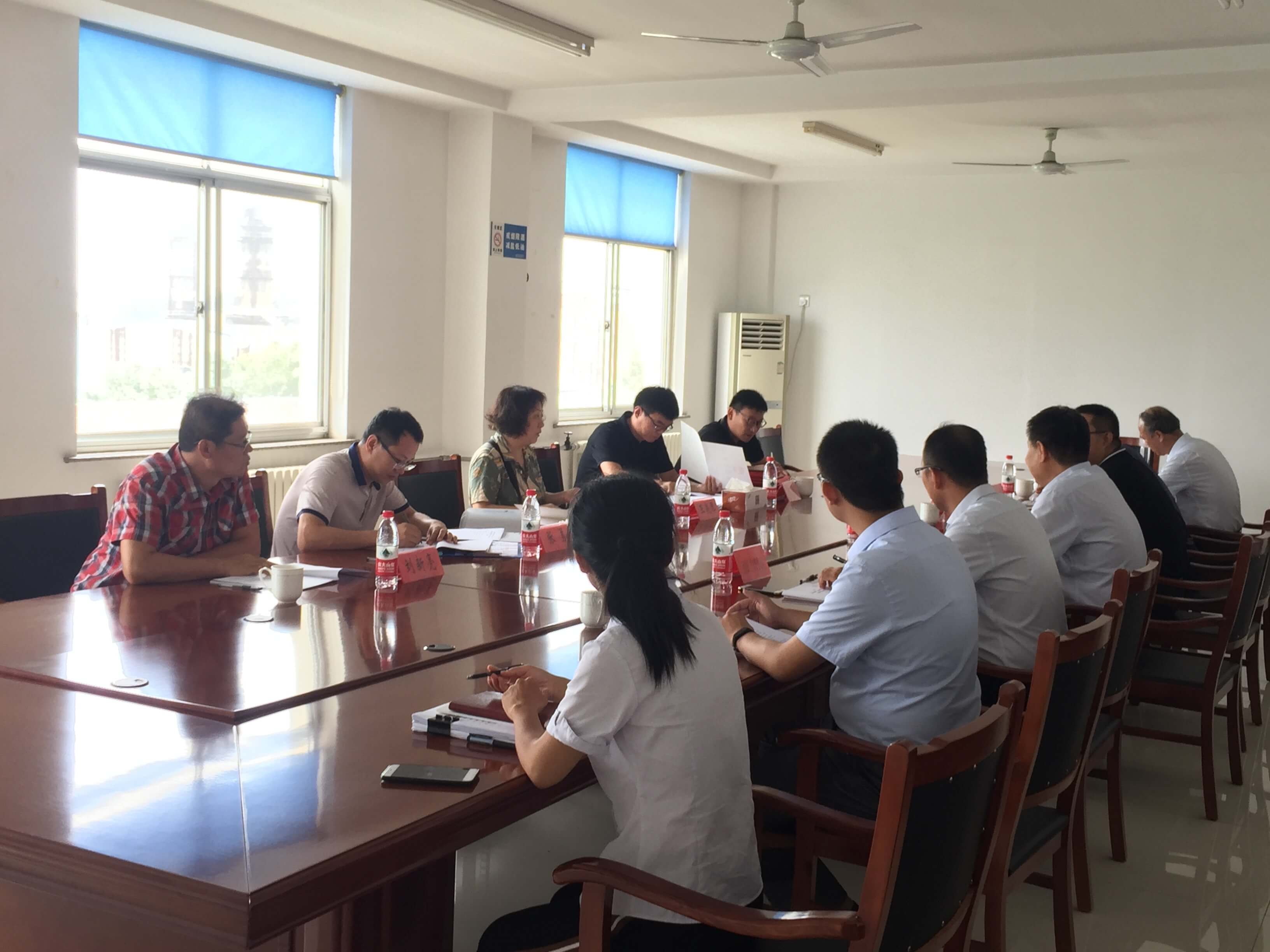 省发展改革委来淄博市检查省扶贫开发重点区域引进急需紧缺人才项目