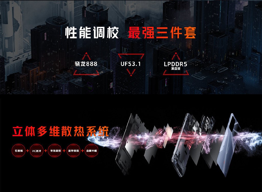 腾讯红魔游戏手机 6R 发布 ：2699 元起 144Hz 屏+骁龙 888