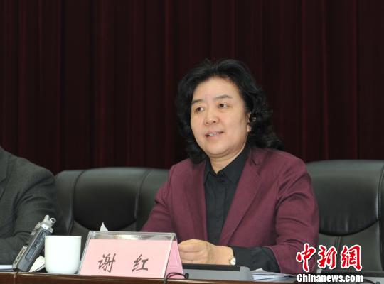 山西省科技厅厅长谢红 徐向超 摄