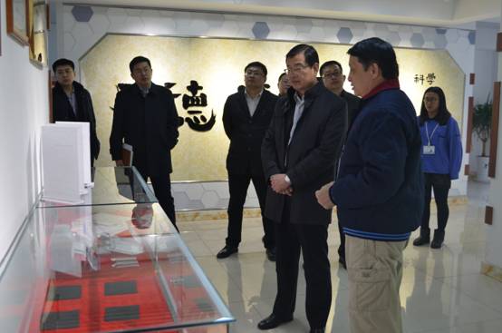 新任莱西市委书记庄增大莅临青岛德通纳米技术有限公司参观指导