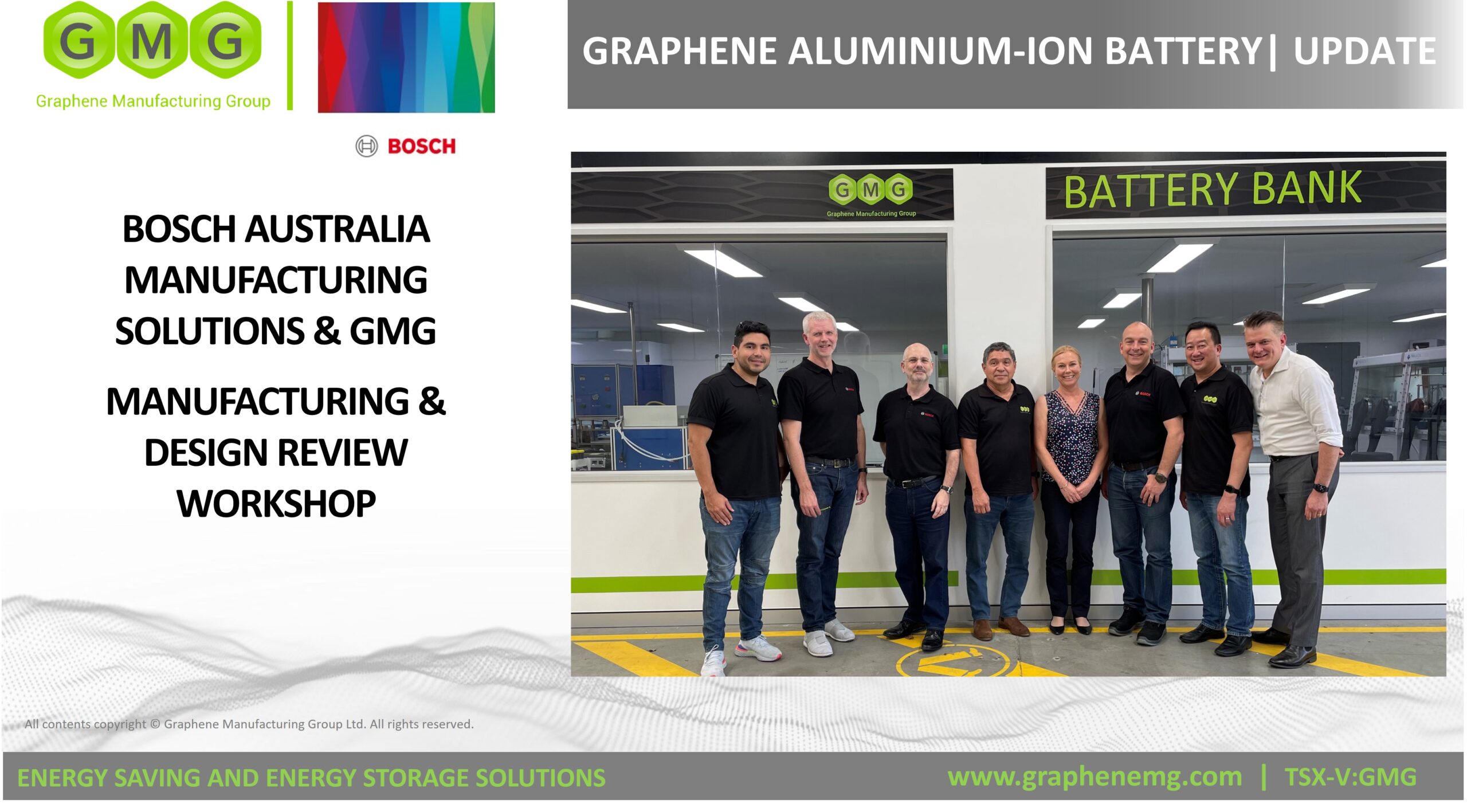 博世澳大利亚制造解决方案（BAMS）和GMG|制造与设计评审工作坊
