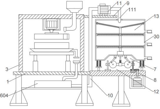 一种可同步进行筛分的石墨烯加工用研磨设备