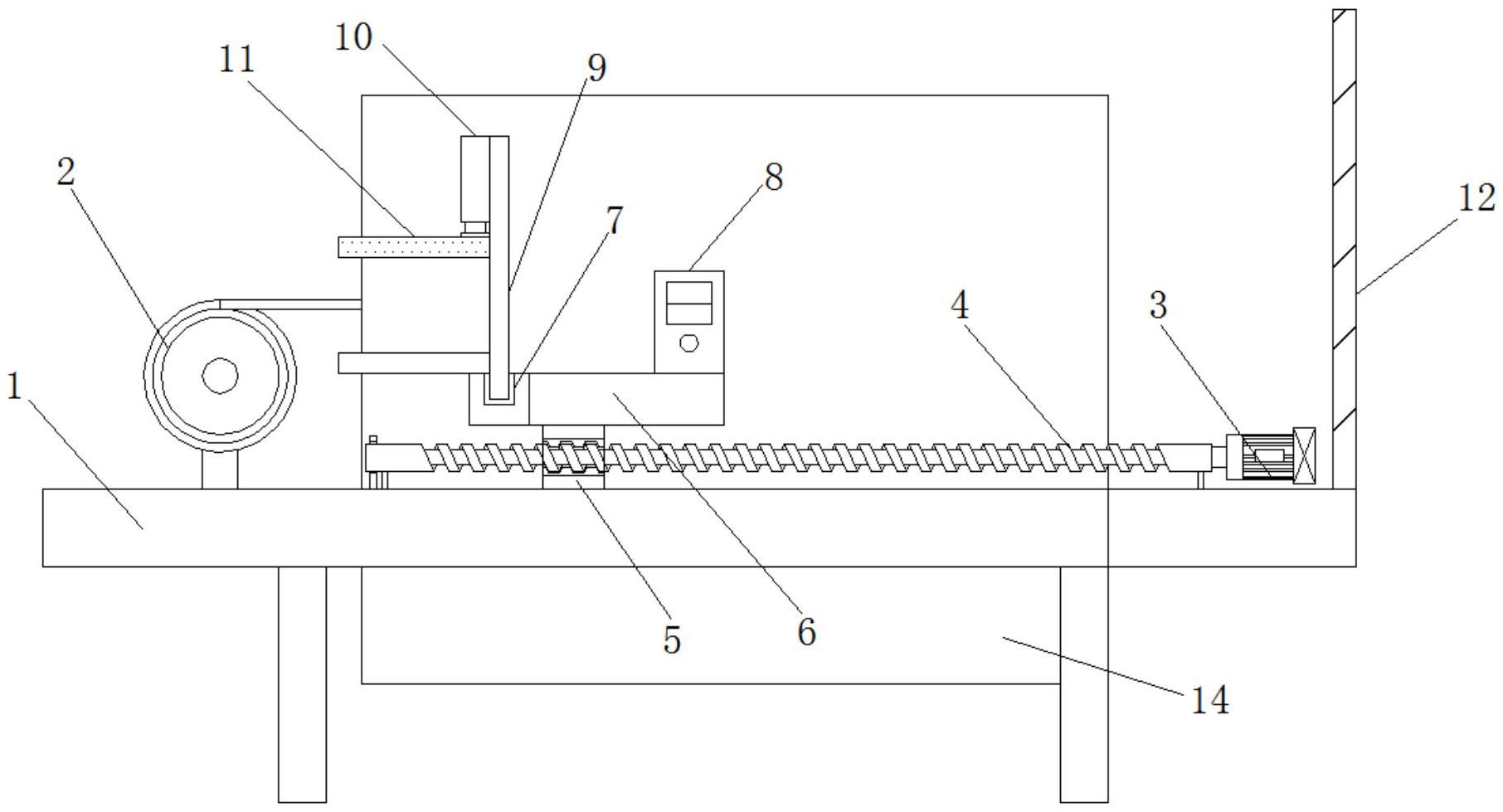 一种石墨烯电磁屏蔽膜拉伸强度检测机构