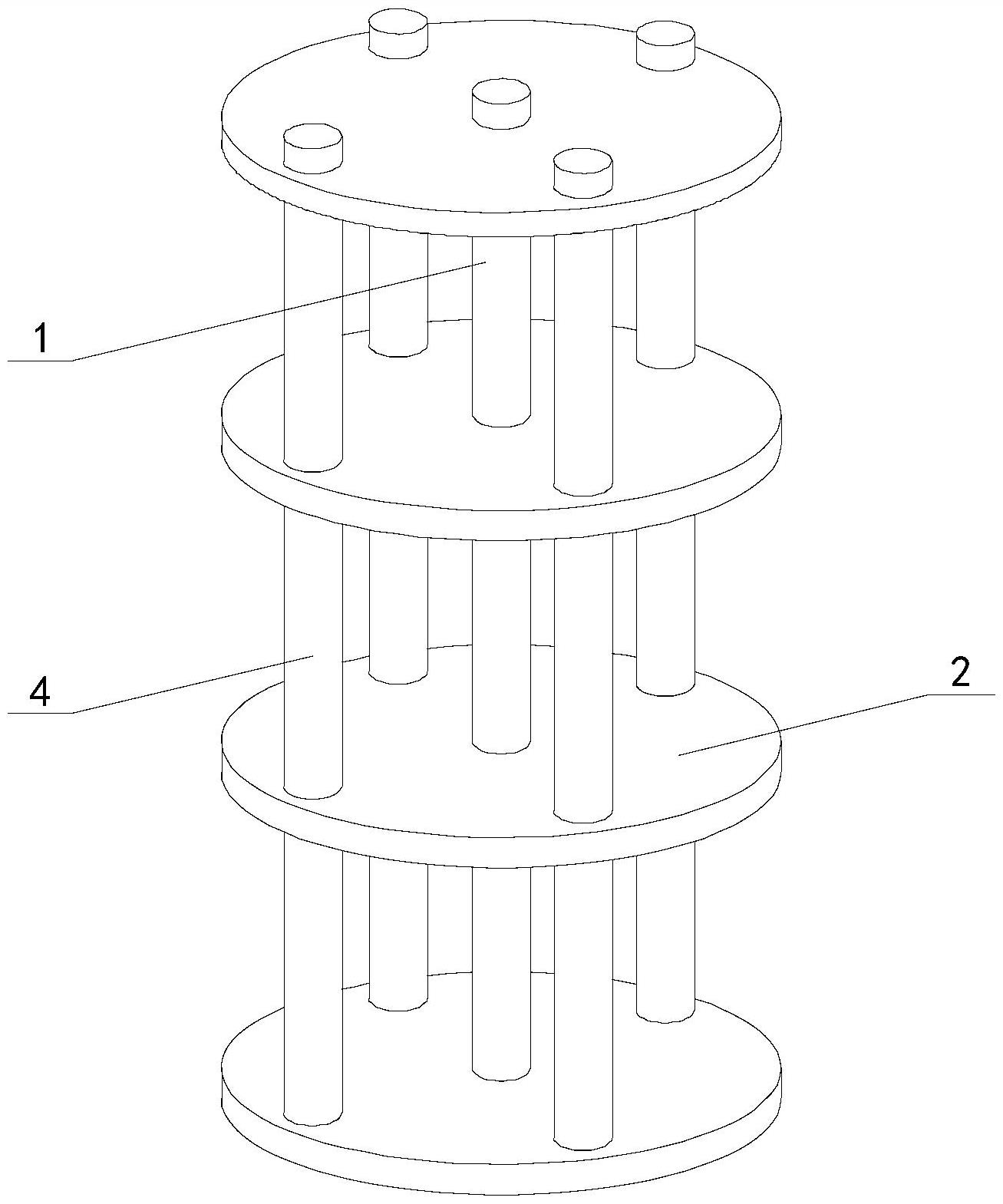 一种石墨烯卷材烧结夹具