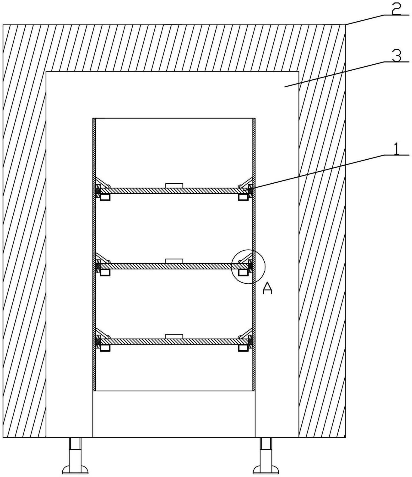 一种烘箱抽层结构