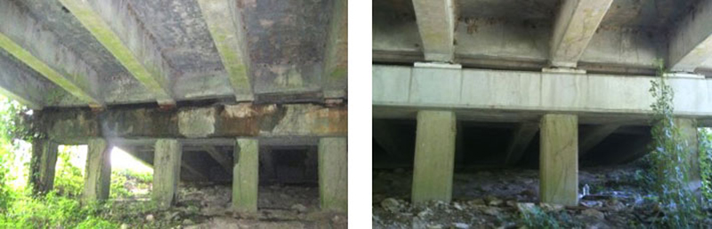 Morganza 溢洪道的 CeramycGuard 混凝土表面处理