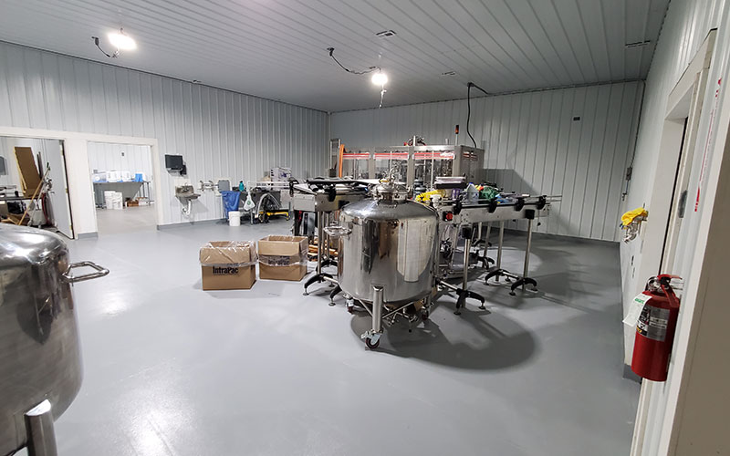 食品准备区的 CeramycGuard 混凝土表面处理