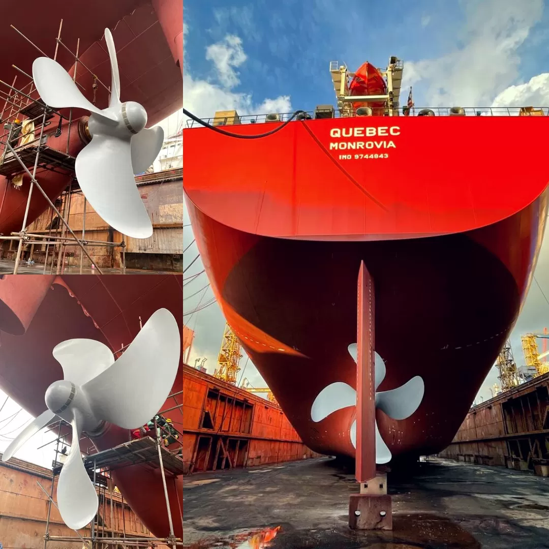 EPS与GIT达成合作 LPG/C Quebec号螺旋桨涂装用上了石墨烯科技