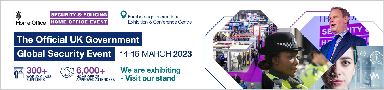 我们正在参加英国安全与警务活动！