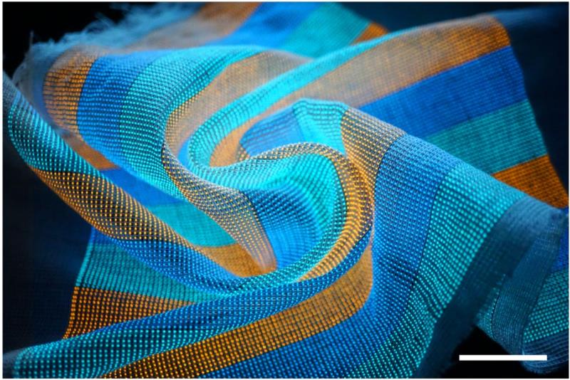 衣服变屏幕！宝山这个实验室研究出了全球顶尖成果 ——复旦大学彭慧胜团队全柔性织物显示系统登上《自然》杂志