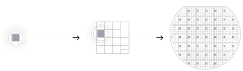 用于生物传感的多项目晶圆运行