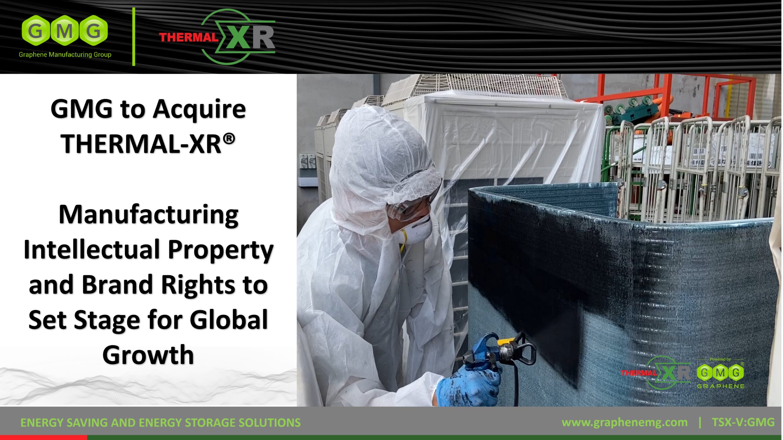 GMG收购THERMAL-XR®制造知识产权和品牌权利，为全球增长奠定基础