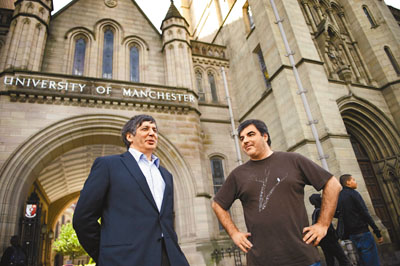 最薄纳米物料先驱 两俄裔科学家夺物理诺奖(图)