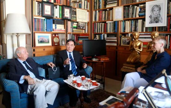 意大利前国家总理会见中国企业家 支持科技合作