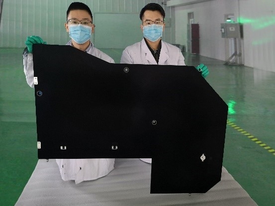 国家纳米科学中心研发的纳米复合超黑涂层材料成功应用于卫星光学系统暗弱目标探测