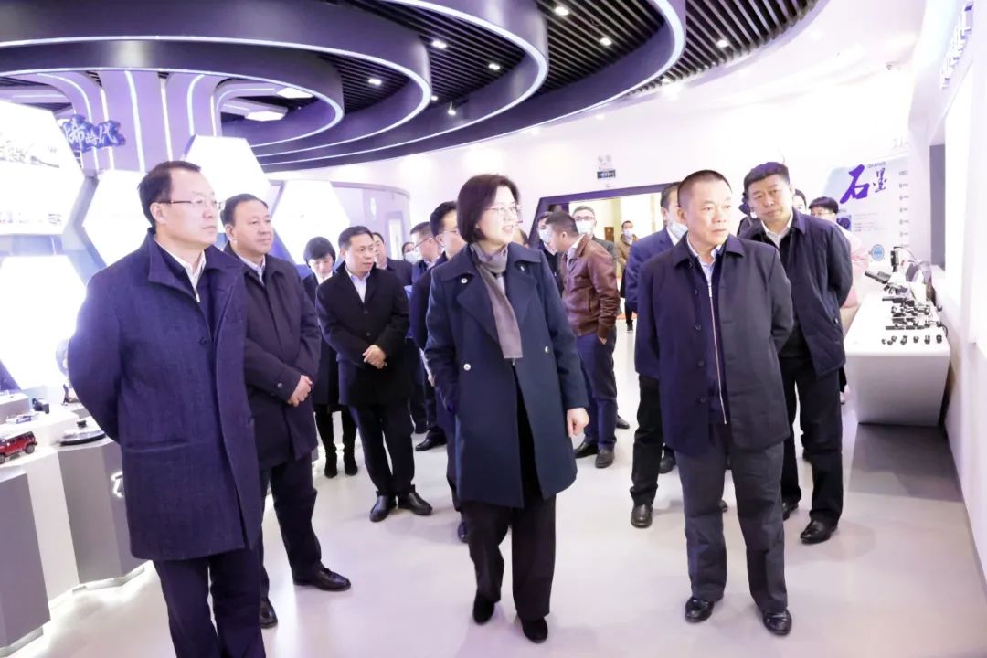 中国建材集团来鸡西考察调研 副省长沈莹一同调研