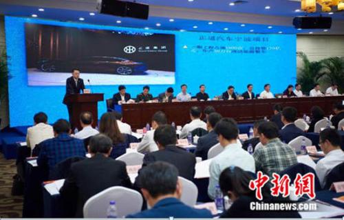 正道集团首席执行官徐建国在开工仪式座谈会中发表讲话