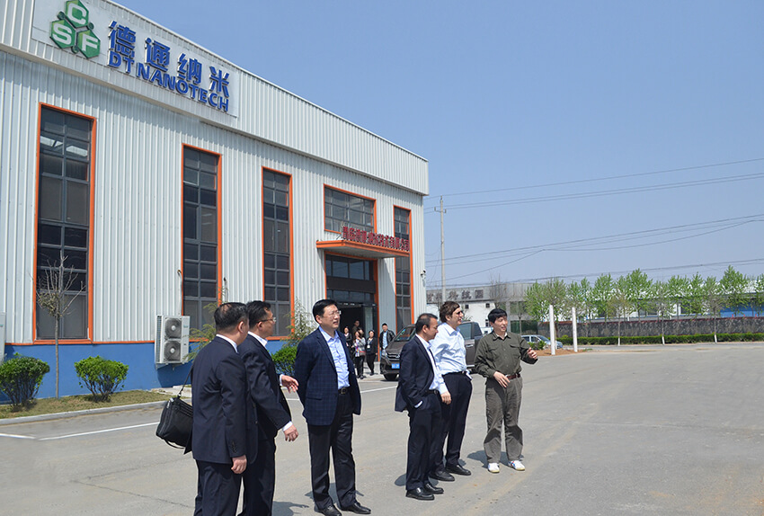 青岛德通纳米技术有限公司股东安德烈•海姆教授回公司交流指导