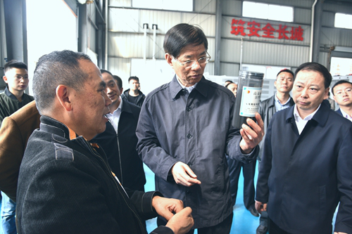 四川省政协副主席崔保华调研大英聚能科技发展有限公司