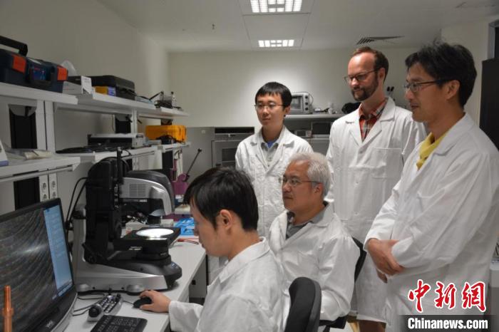 欧洲研究院科研人员对新材料进行技术分析 欧洲研究院供图