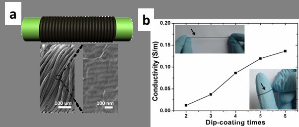 上海硅酸盐所成功制备基于石墨烯材料的高灵敏度柔性纤维传感器
