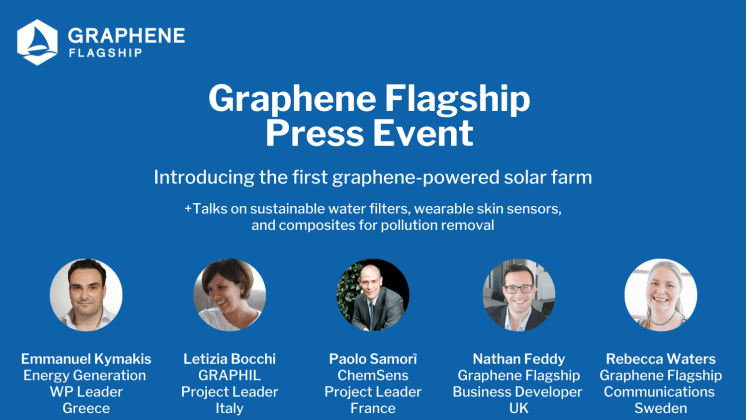 Graphene Flagship Press Event - Introducing the first ever graphene-powered solar farm