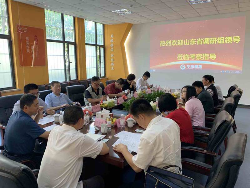 山东省调研组莅临华高墨烯考察指导