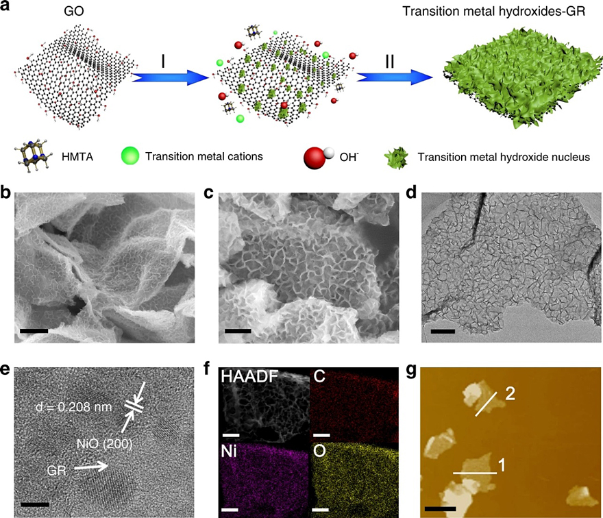 福大徐艺军课题组Nat Commun：石墨烯平台上合理组装过渡金属氢氧化物用于高效光催化CO2还原