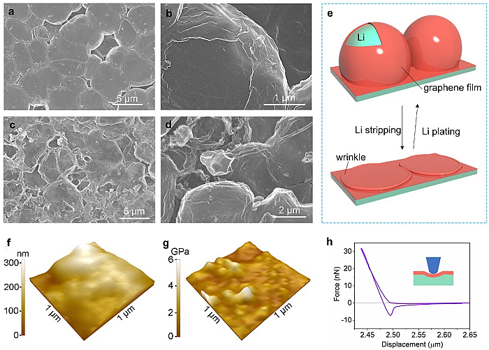 余桂华团队AM：实现锂金属颗粒可逆沉积的超共形可拉伸石墨烯薄膜