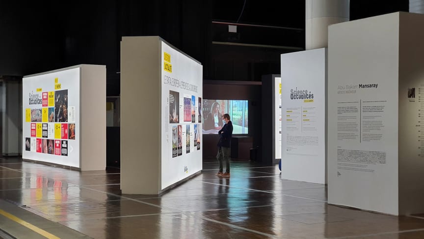 Image caption 欧洲最大的科学博物馆展示了石墨烯旗舰（图片来源：Amanda Breuer Rivera）。